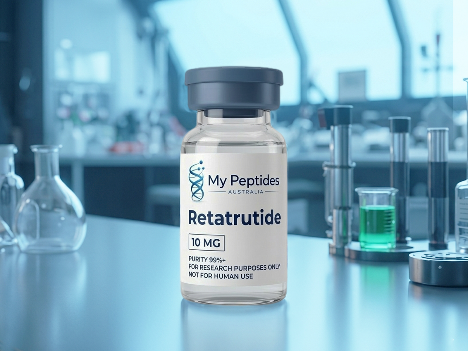 Peptide research vials