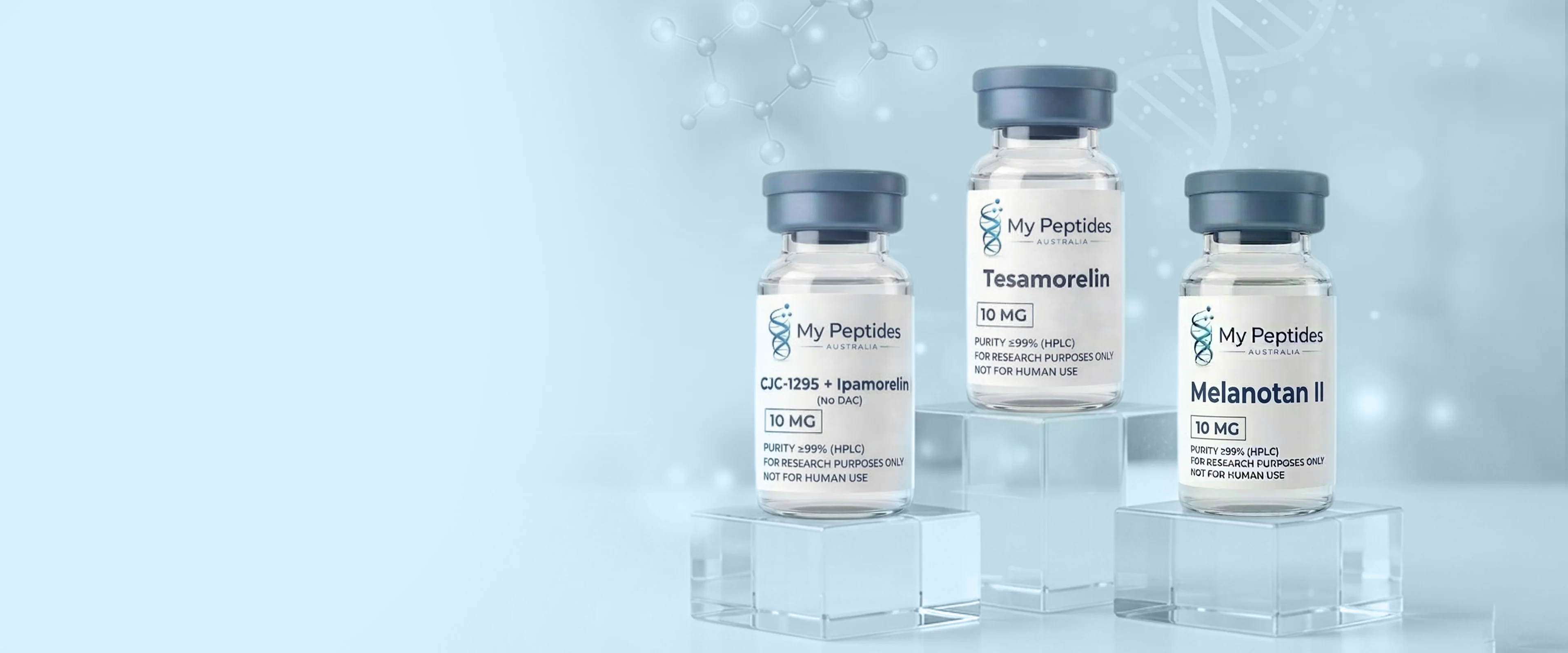 Peptide vial detail